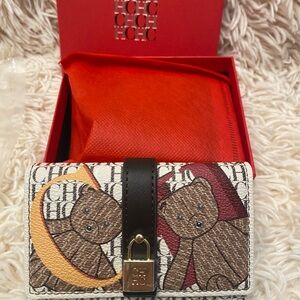 Carolina Herrera ID Wallet – Luxury Designer Card Holder mini travel wallet
